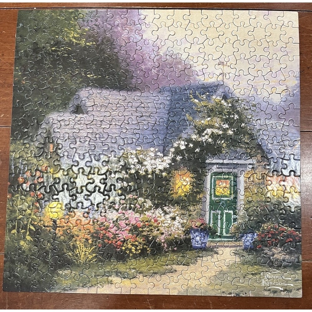 Thomas Kinkade Painter Of Light "Weathervane Hutch " 300 Piece Puzzle